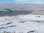полеты на параплане Киргизия зима 2010